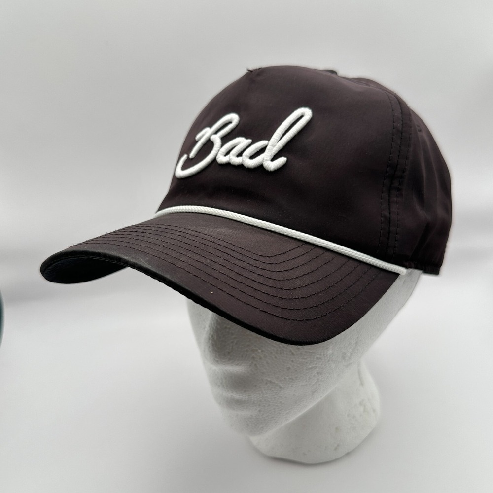Bad Birdie Baseball Cap Mens One Size Black‎ Rope Golf Performance Hat Preppy